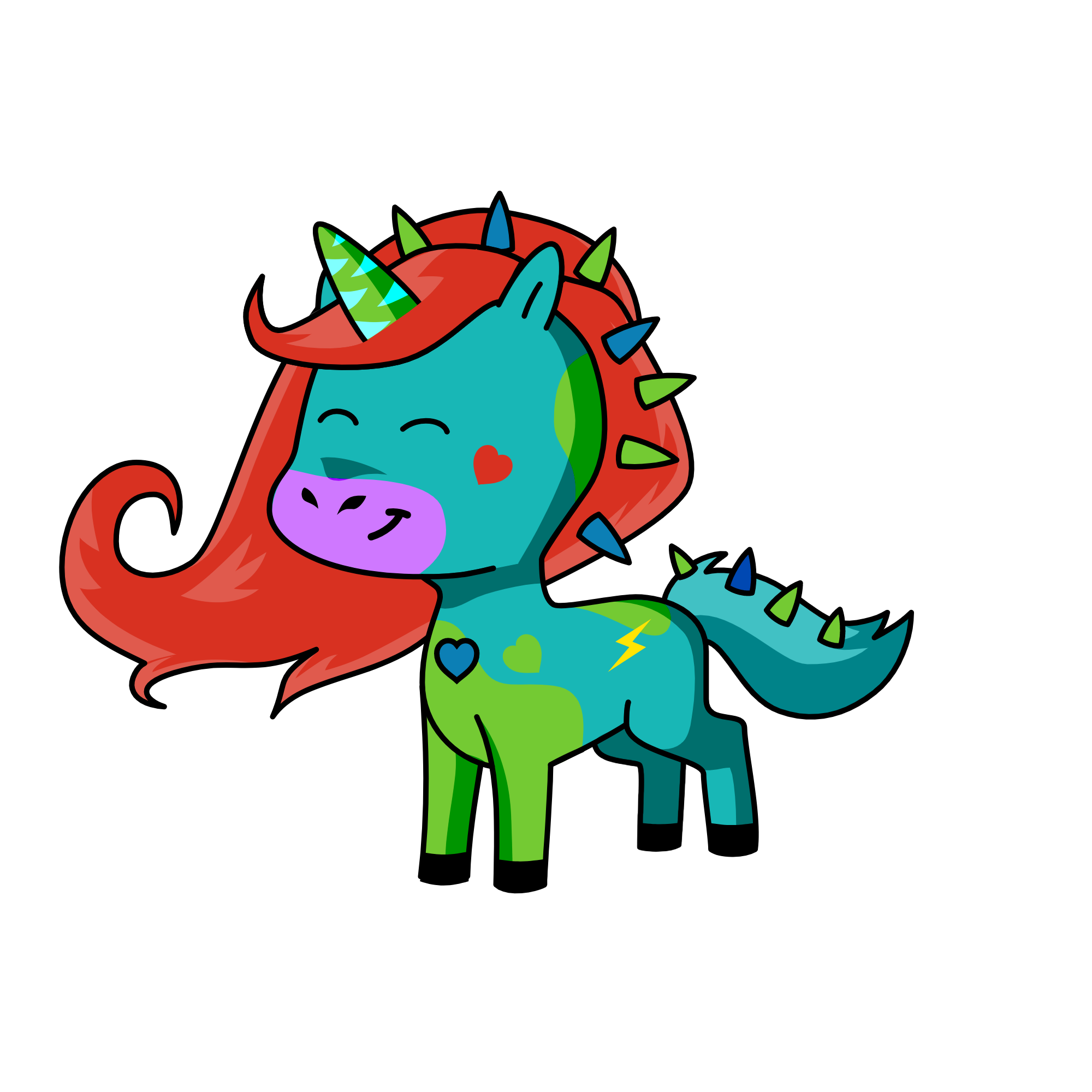 arial, the unicorn