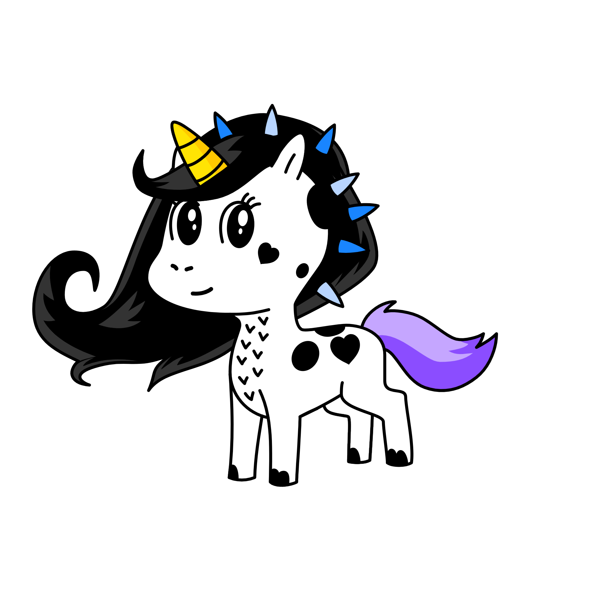 e girl, the unicorn