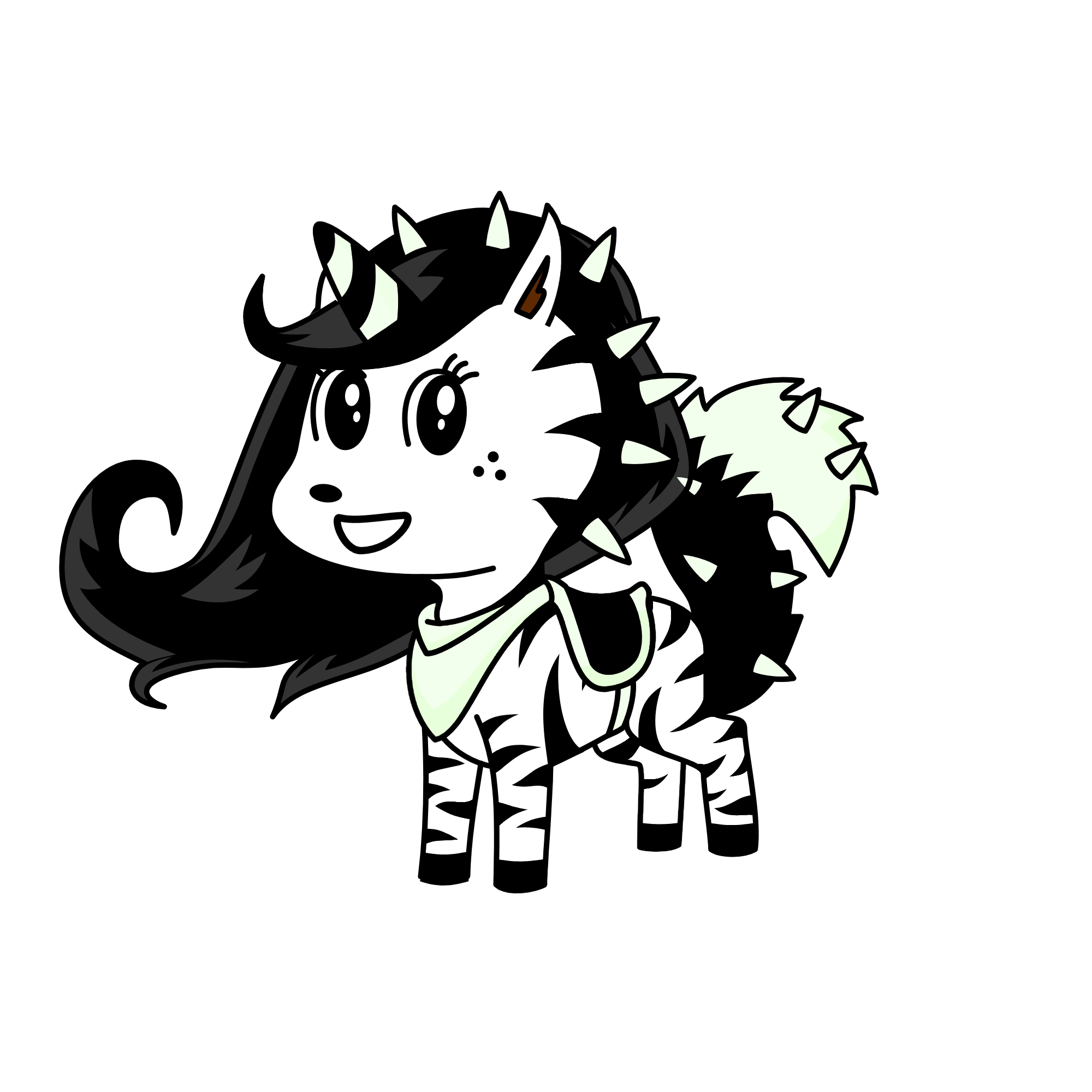 Zebrianna, the unicorn