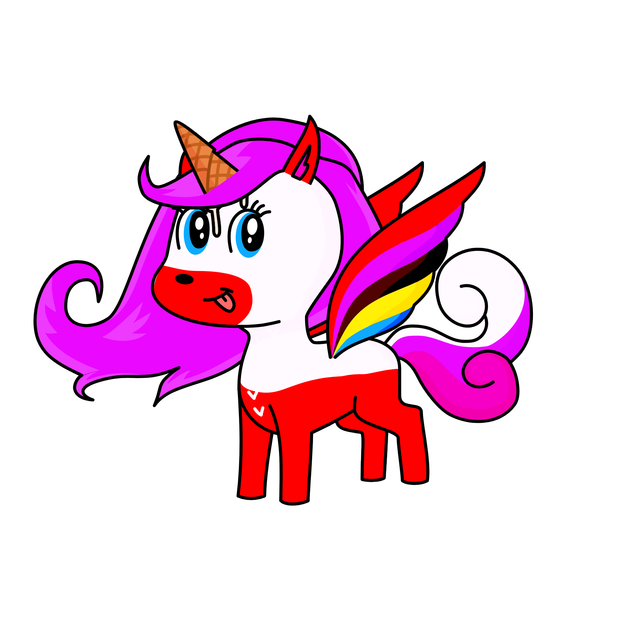 Ice cream, the unicorn