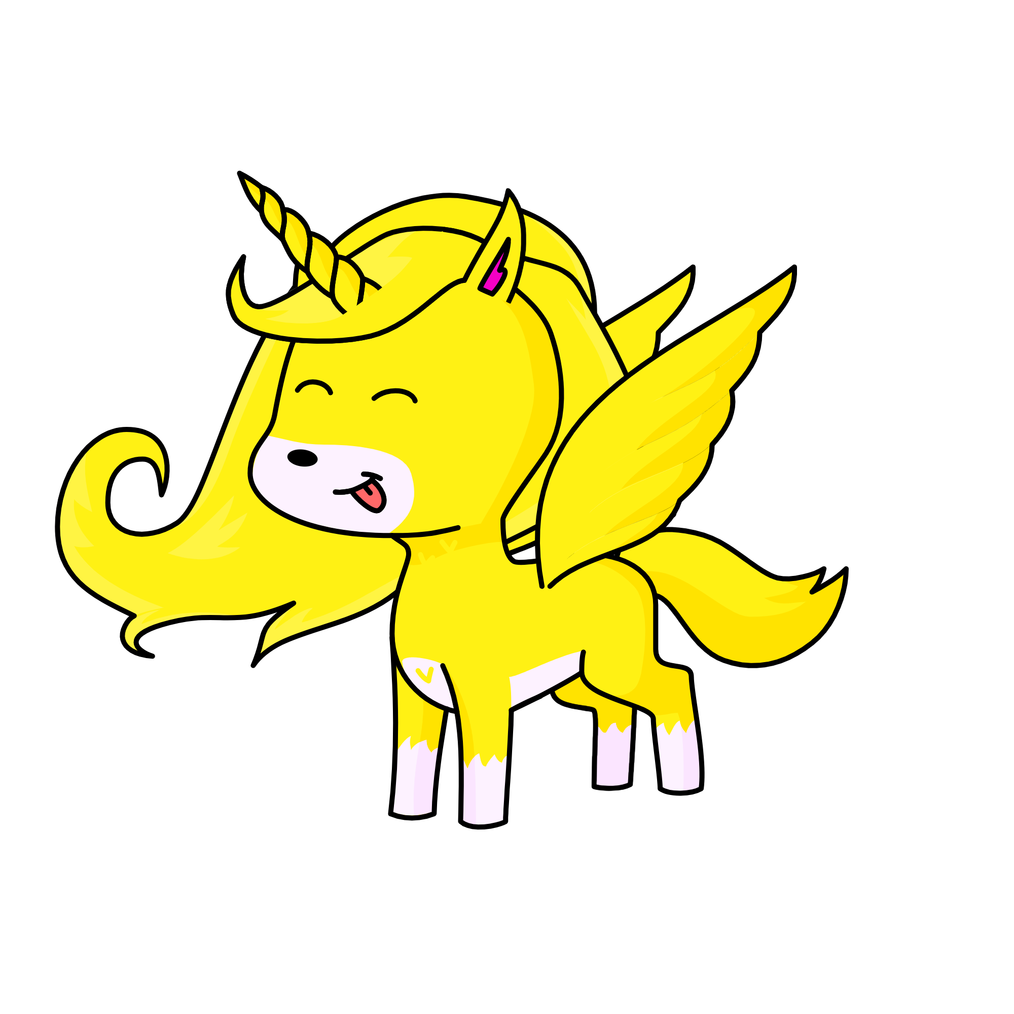 emoji😋, the unicorn