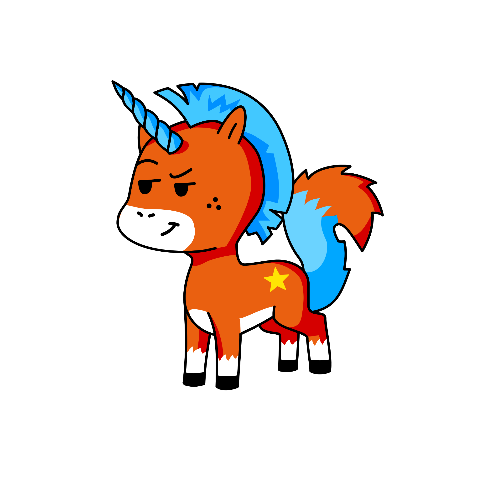 Cool🦄😎, the unicorn