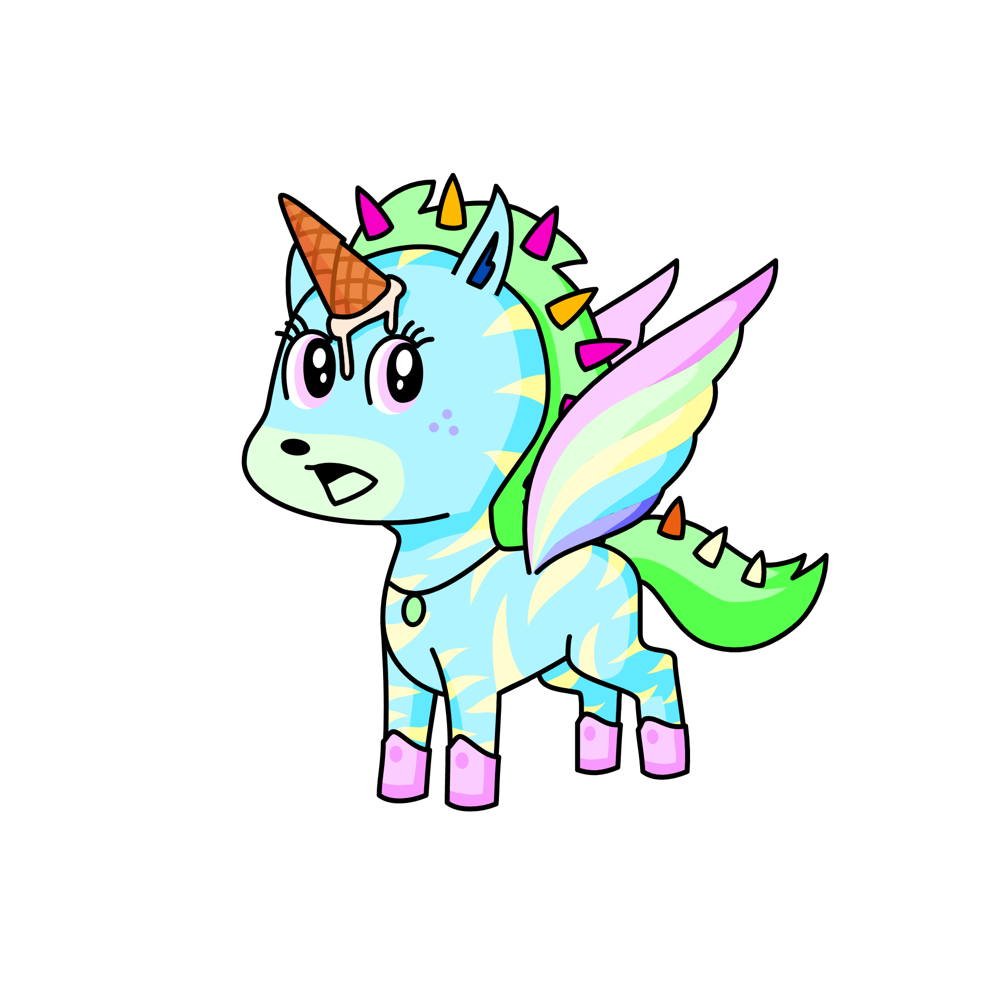 Berry-Delicious, the unicorn