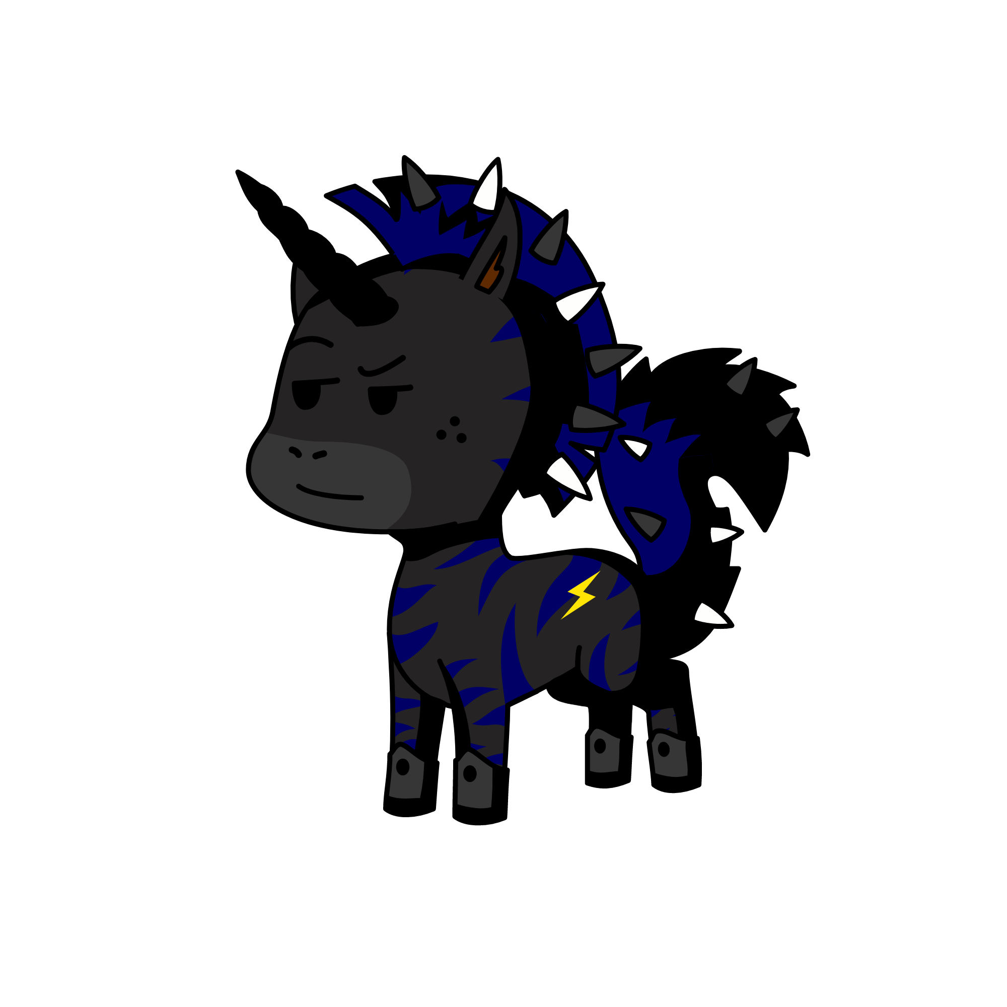 Spike, the unicorn