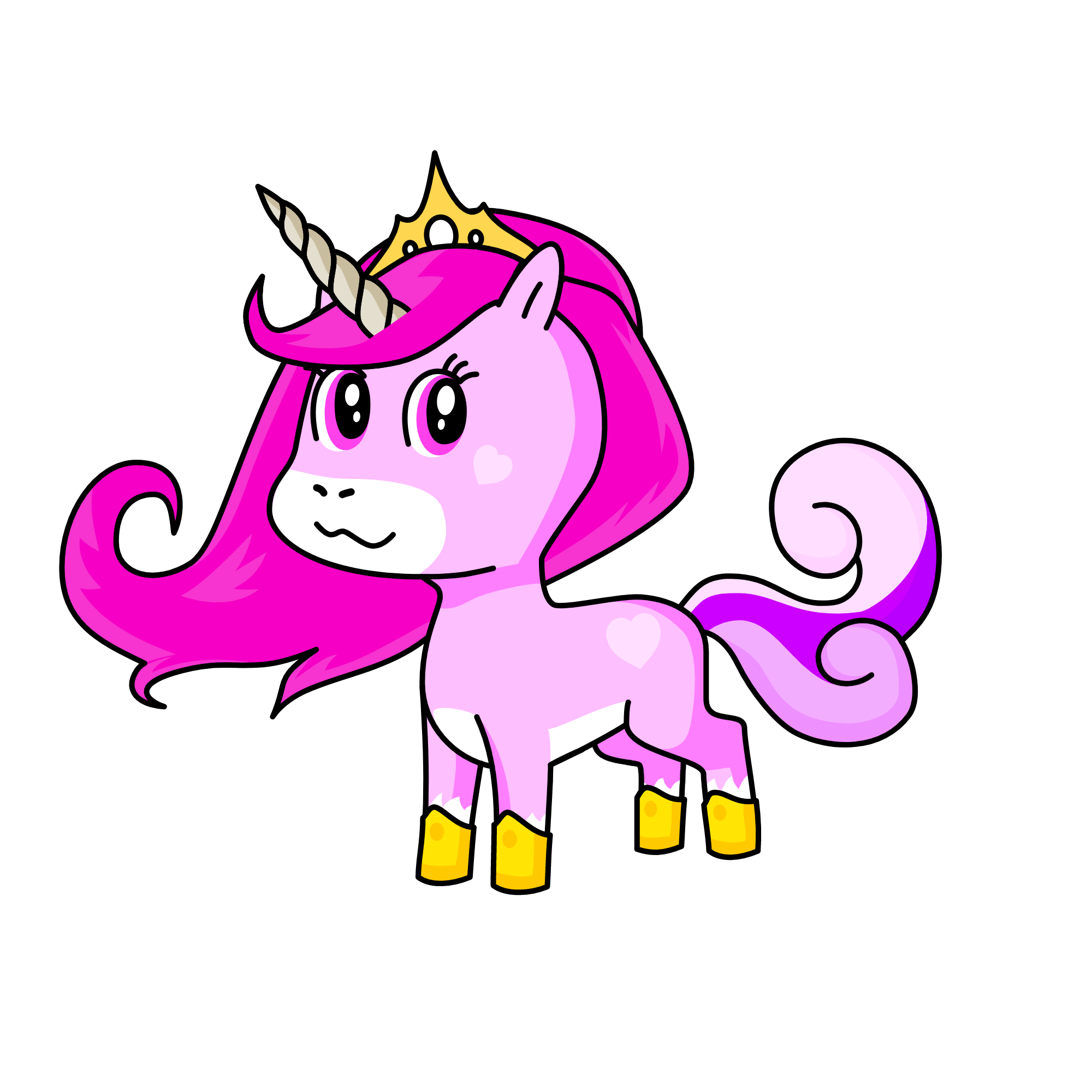 Princess Sparkles, the unicorn