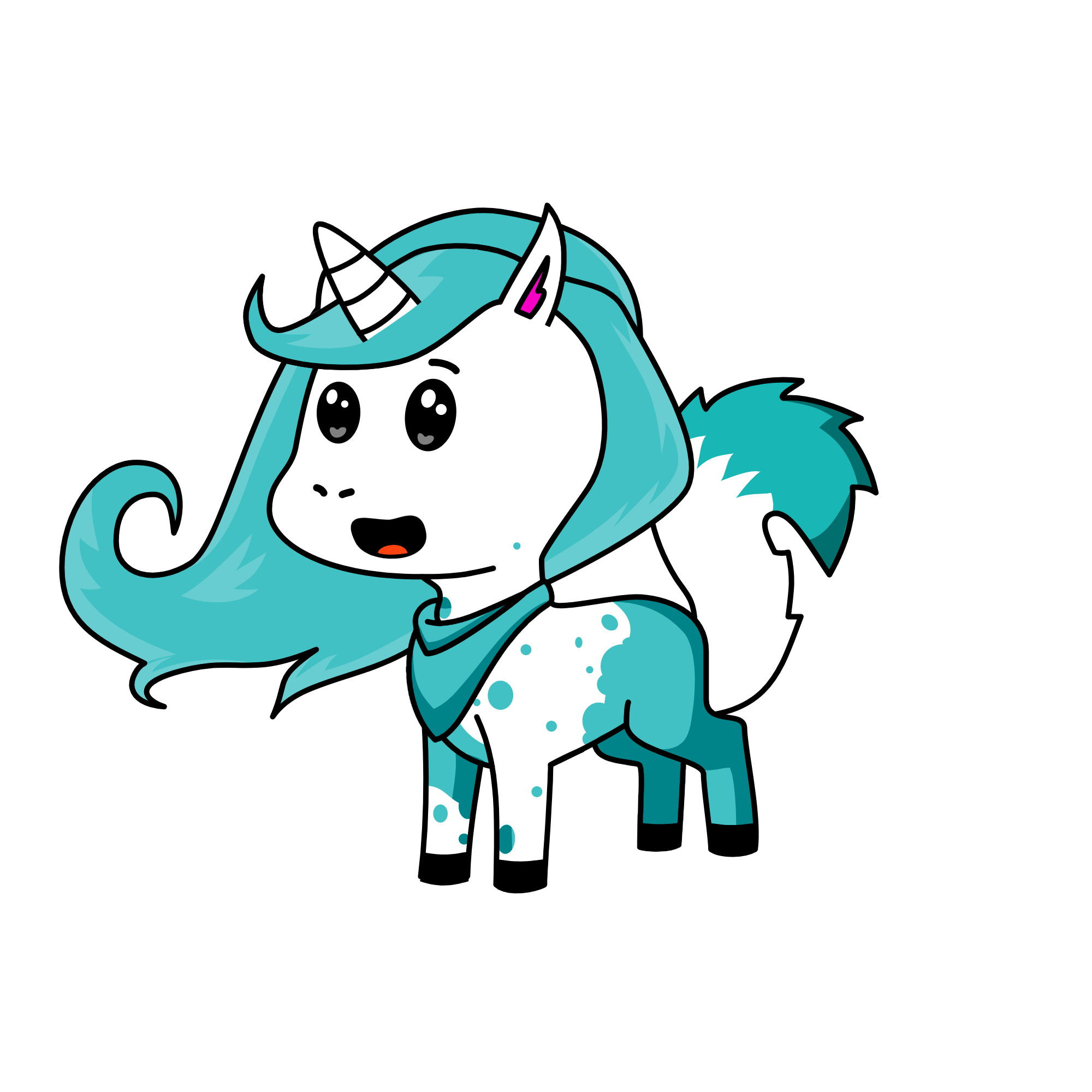 Snowy, the unicorn