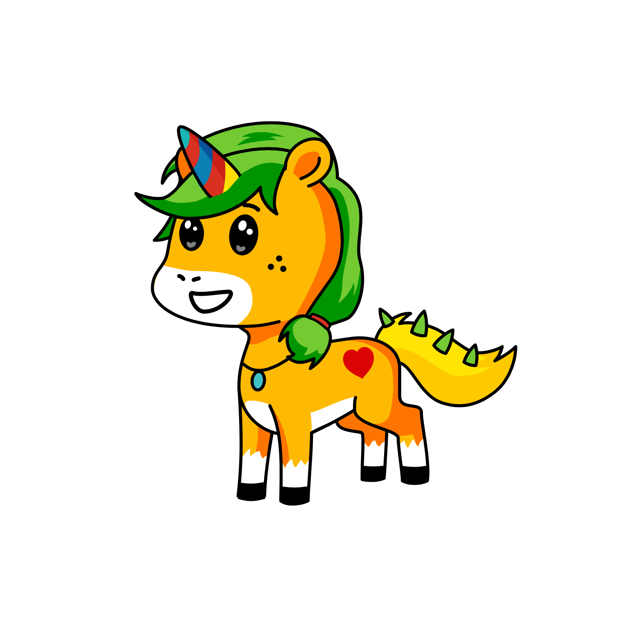 Funky Dream, the unicorn