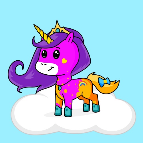 Best friend of Hana who designs amazing unicorns.
