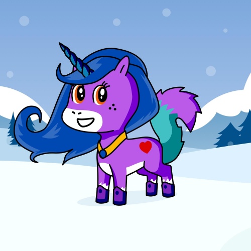 Best friend of H who designs amazing unicorns.