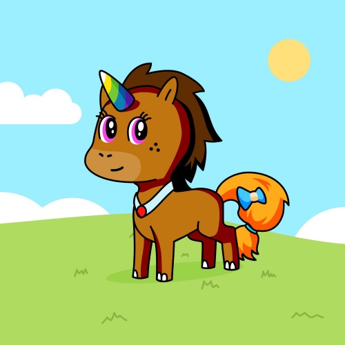 Best friend of Poo who designs amazing unicorns.