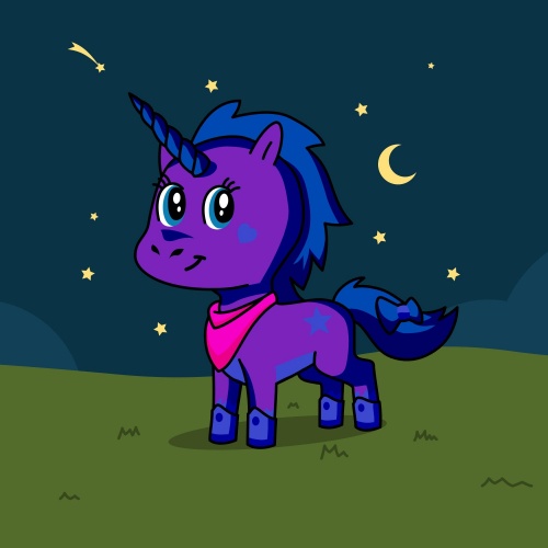 Best friend of Abigail loves the night who designs amazing unicorns.