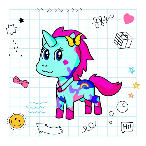 Best friend of CARIS who designs amazing unicorns.