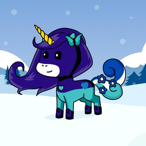 Best friend of  Rainbow and Gold and Lunar and Draco who designs amazing unicorns.