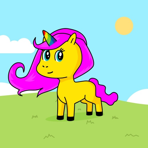 Best friend of Fluttershy who designs amazing unicorns.