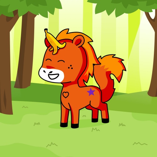 Best friend of Violet who designs amazing unicorns.