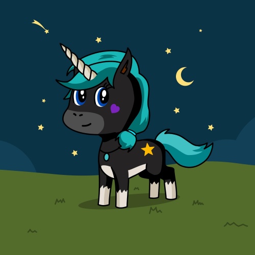 Best friend of EVERLY who designs amazing unicorns.