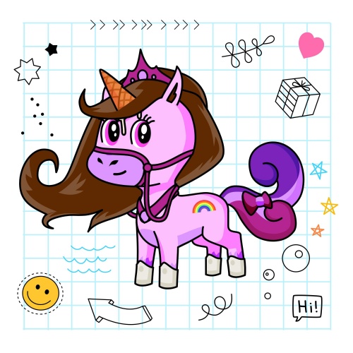 Best friend of lovely who designs amazing unicorns.