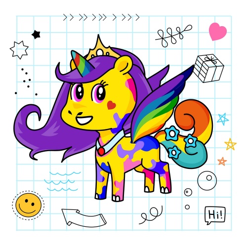 Best friend of Majenn who designs amazing unicorns.