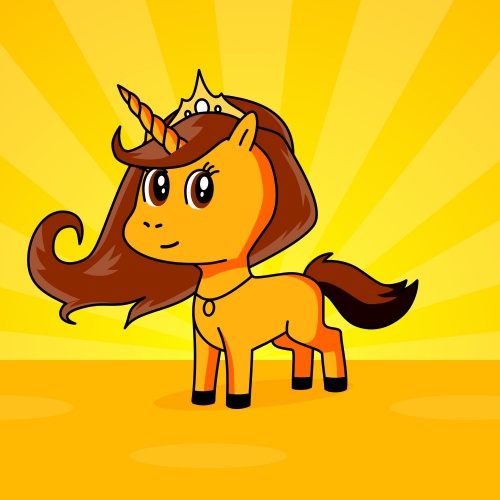 Queen Bee Unicorn the unicorn