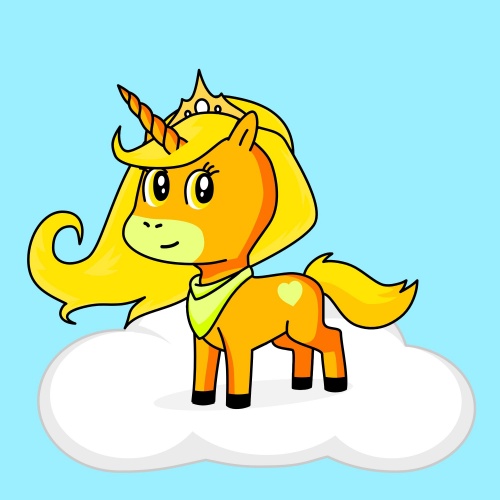 Best friend of Purple corn who designs amazing unicorns.