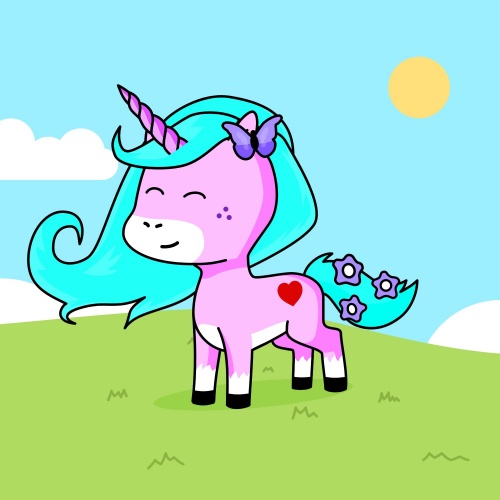 Best friend of Addy who designs amazing unicorns.