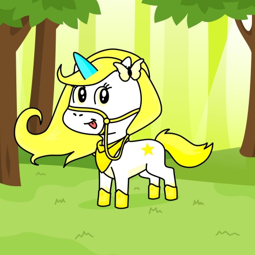 Best friend of Kiara I who designs amazing unicorns.