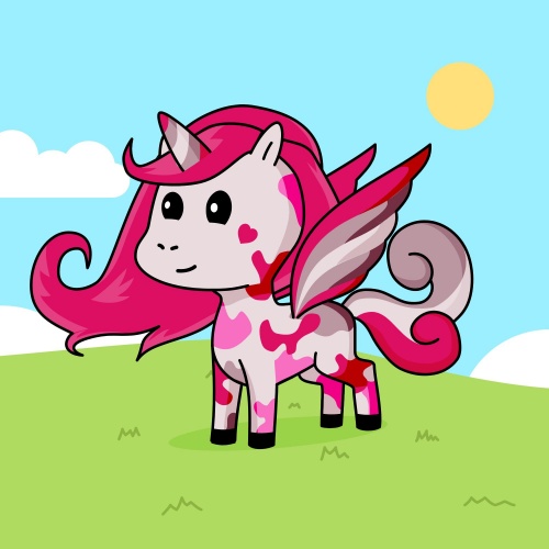 Best friend of cassidy who designs amazing unicorns.