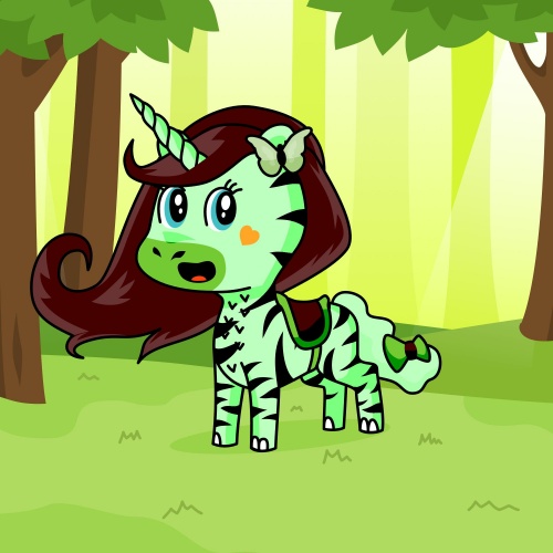 green the unicorn