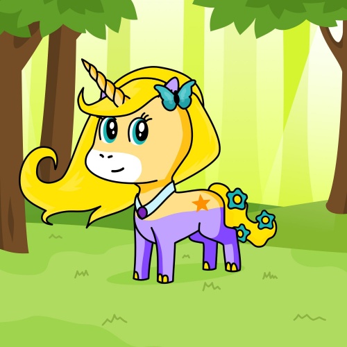 Best friend of Angel who designs amazing unicorns.