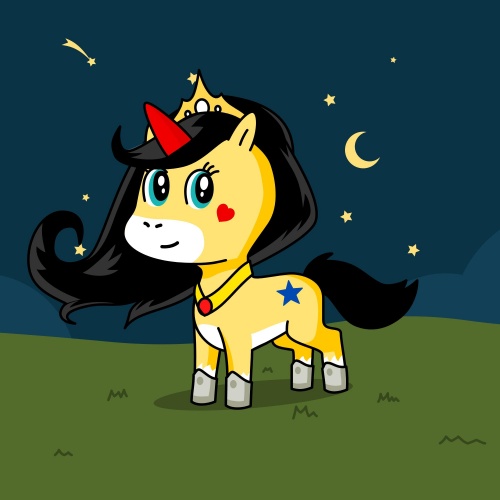 Best friend of clio who designs amazing unicorns.