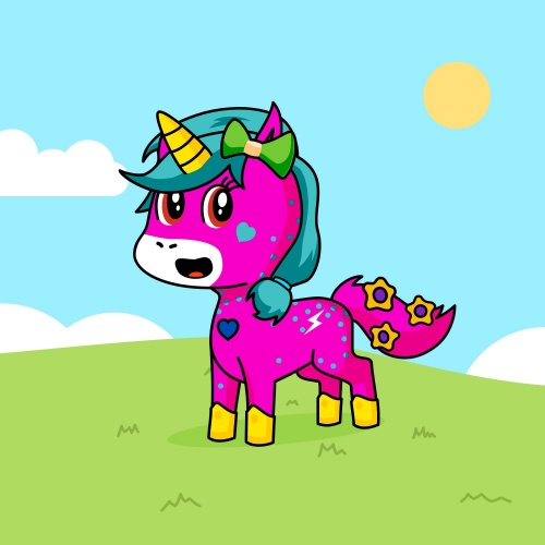 Best friend of una who designs amazing unicorns.