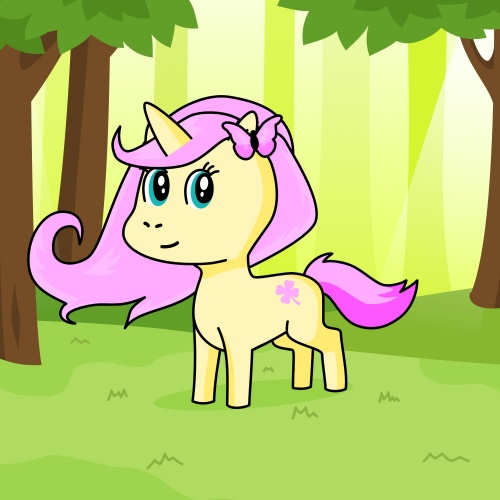 Best friend of the winner who designs amazing unicorns.