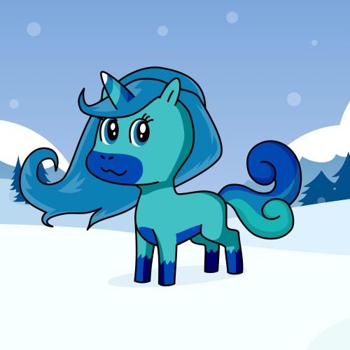 Best friend of Ice Unicorn  who designs amazing unicorns.