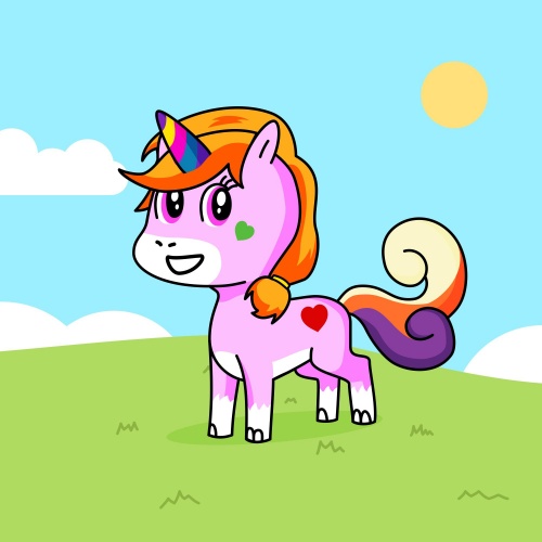 Best friend of Ovi  who designs amazing unicorns.