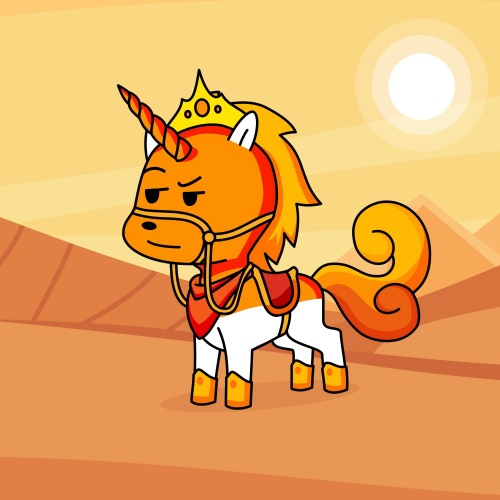 Best friend of little jockey who designs amazing unicorns.