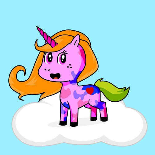 Best friend of Adrienne who designs amazing unicorns.