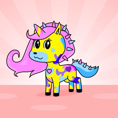 Best friend of I know it doesn't look like her but... Its ok! who designs amazing unicorns.