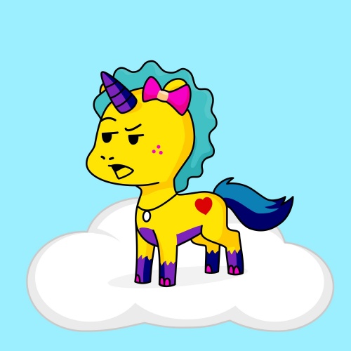 Best friend of Eh who designs amazing unicorns.