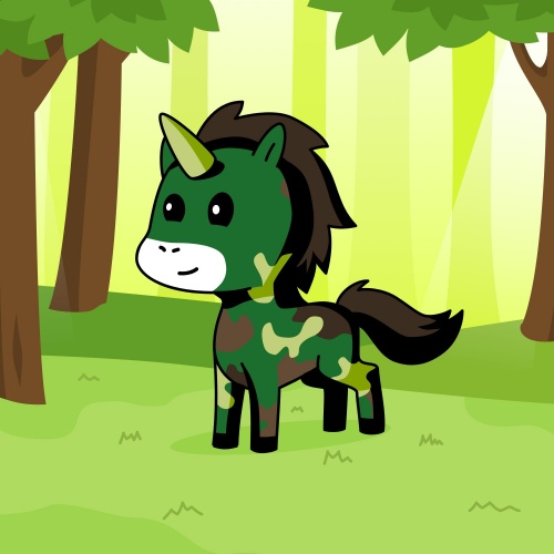 Best friend of of the unicorn military troops who designs amazing unicorns.