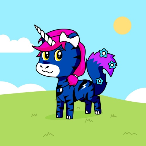 Princess SparklePuff Rainbow Star