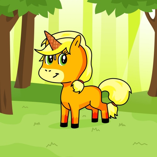 Best friend of mlp who designs amazing unicorns.
