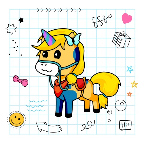 Best friend of Alyssa who designs amazing unicorns.