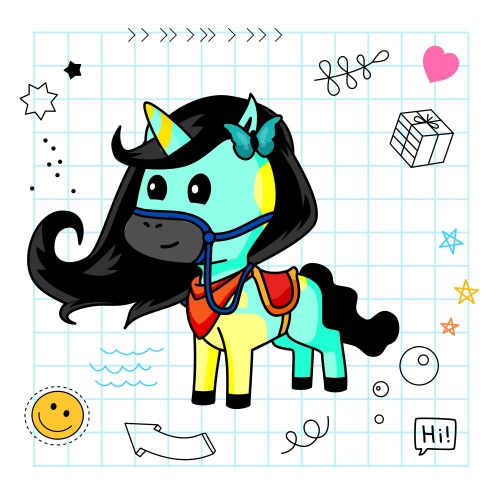 Best friend of Alyssa who designs amazing unicorns.