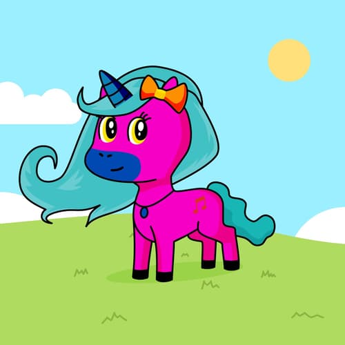 Cotton Candy Lollipop
