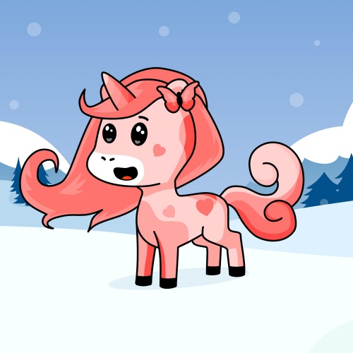 Pink unicorn