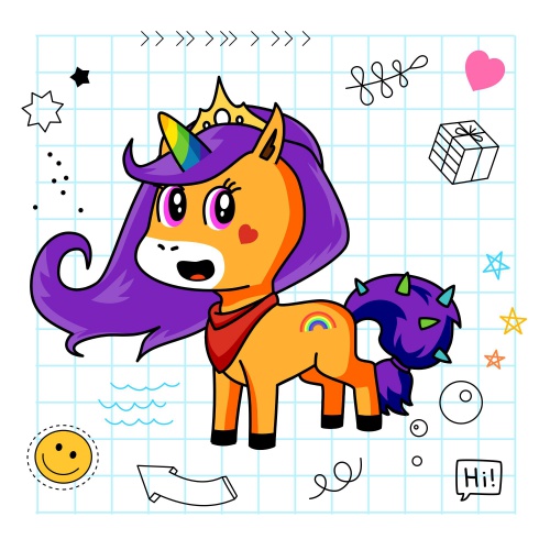 Best friend of 코니 who designs amazing unicorns.