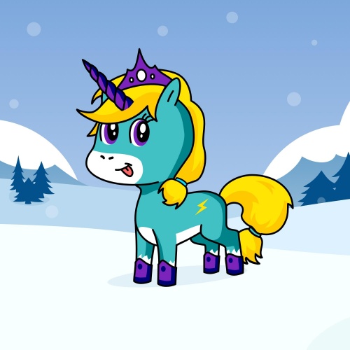 Best friend of peggy who designs amazing unicorns.