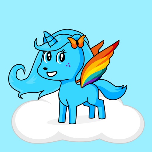 Best friend of Jessie who designs amazing unicorns.