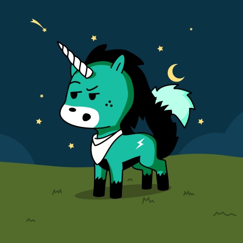 Best friend of nobody, he's alone who designs amazing unicorns.