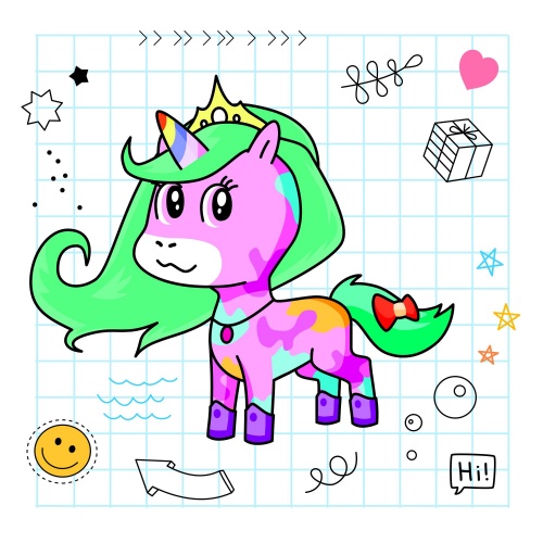 Best friend of illari who designs amazing unicorns.